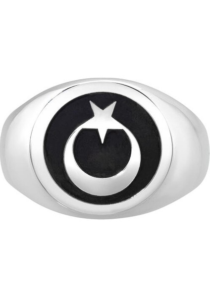 Teşkilat Dizisi Lisanslı Türkün Gücü Yüzüğü (Üçüncü Sezon Erkek 925 Ayar Gümüş Ay Yıldızlı) fırsatları