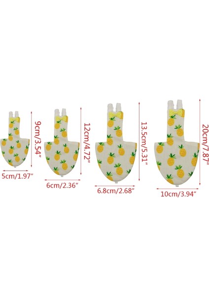 No.2 Tarzı S Beden Papyonlu Sevimli Renkli Meyve Çiçekli Xs Papağan Bez Bebek Kuşlar Yıkanabilir Uçuş Takım Elbise Kıyafetler (Yurt Dışından) indirimleri