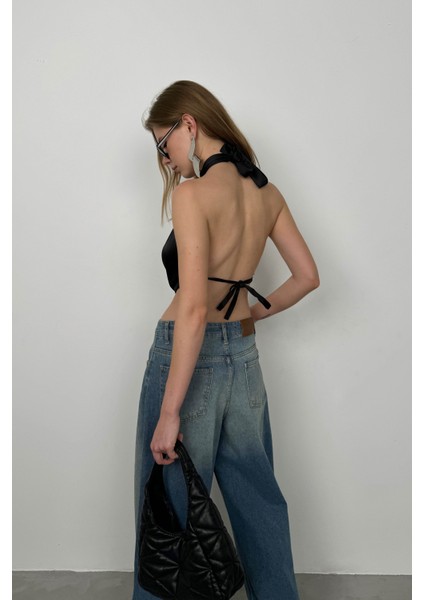 Önden Bağlamalı Saten Bluz indirimleri