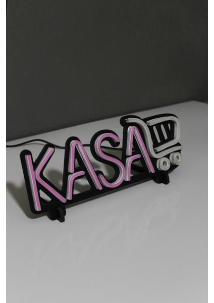Kasa Neon LED / Desk Lambası / Ödeme Noktası Dekoratif Lamba / Işıklı Vezne / Ambians Işığı fiyatları