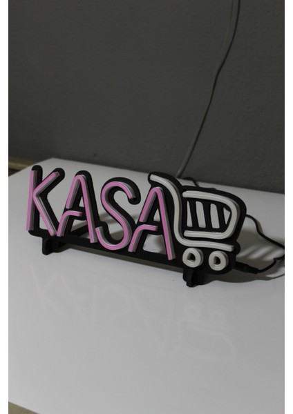 Kasa Neon LED / Desk Lambası / Ödeme Noktası Dekoratif Lamba / Işıklı Vezne / Ambians Işığı fırsatları