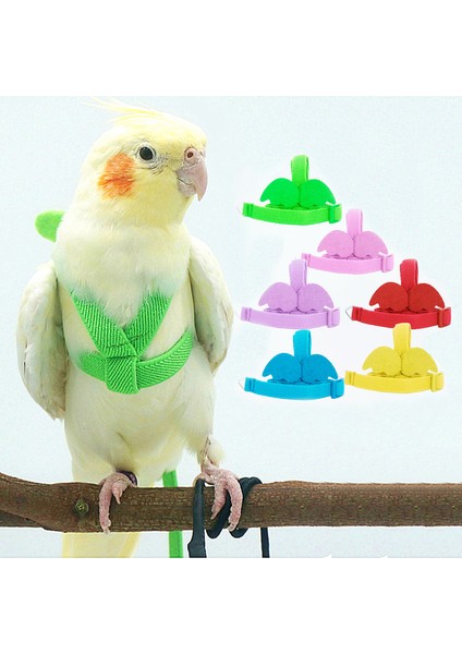 Pembe Stil No.2 Boyutu Küçük Orta Kuşlar Için Dış Mekan Elastik Uçma Tasması Tasma Muhabbet Kuşu Muhabbet Kuşu Papağan Güvercin Aksesuarları (Yurt Dışından) fiyatları