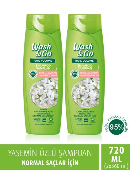 Yasemin Özlü Şampuan 360 ml X2 Adet