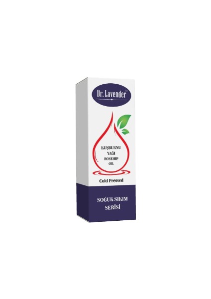 Dr. Lavender Bahçemizden Kuşburnu Çekirdeği Yağı Soğuk Sıkım 50 ml