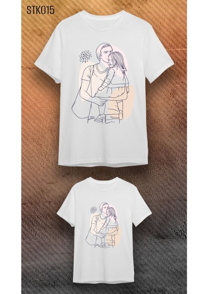 Baba Çocuk Kombin T-Shirt -Babalar Günü Tişört - (Tek Adet Fiyatıdır. Kombin Yapmak Için Ekleyiniz)5