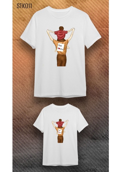 Babalar Günü Tişört - Baba Çocuk Kombin T-Shirt (Tek Adet Fiyatıdır. Kombin Yapmak Için Ekleyiniz)