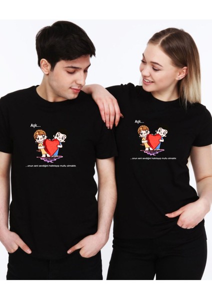 Sevgili Şıpsevdi Baskılı Unisex Tişört (Tek Adet Fiyatıdır. Kombin Için Ayrı Ayrı Sipariş Veriniz)