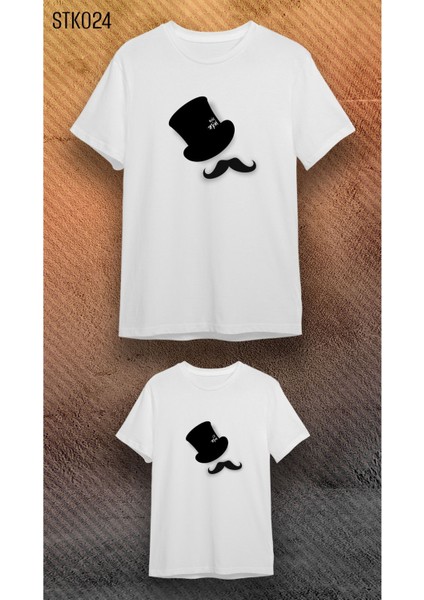 Şapka Baskılı Kombin T-Shirt -Babalar Günü Tişört -Tek Adet Fiyatıdır. Kombin Yapmak Için Ekleyiniz