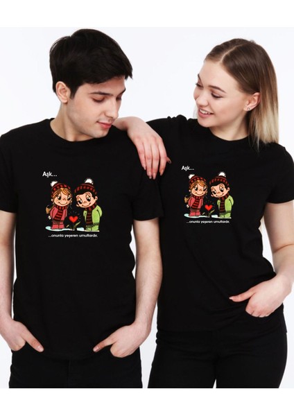 Sevgili Şıpsevdi Baskılı Unisex Tişört (Tek Adet Fiyatıdır. Kombin Için Ayrı Ayrı Sipariş Veriniz)