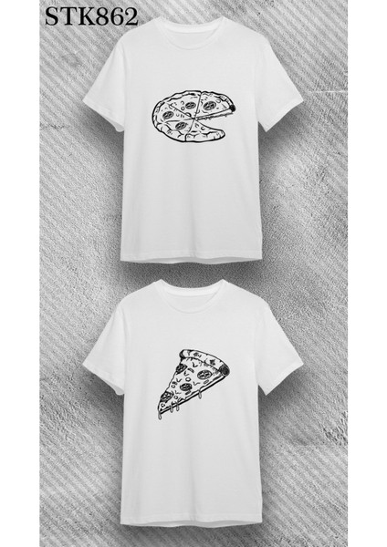 Unisex Bisiklet Yaka Baskılı T-Shirt fiyatları