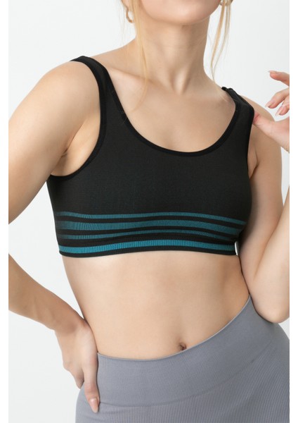 Seamless Çizgili BÜSTIYER-011