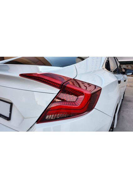 Cıvıc Fc5 2016-2019 Içın Uyumlu Omurga Led Stop Kırmızı indirimleri