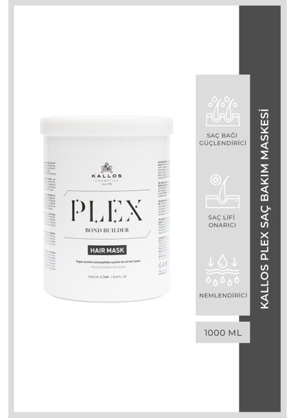 Plex Saç Bakım Maskesi 1000 ml