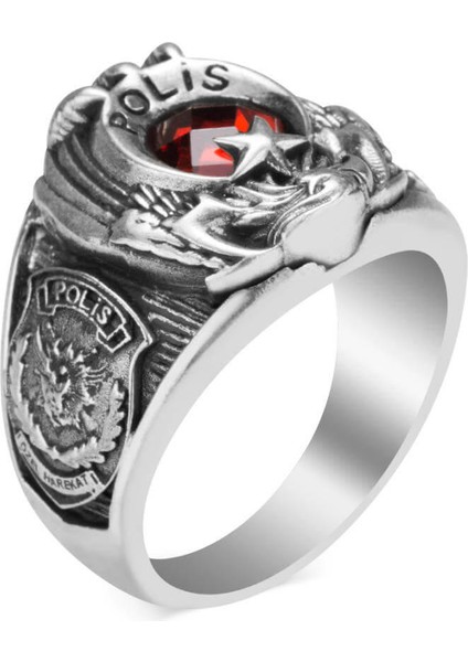 Selçuklu Kartalı Motifli Polis Özel Harekat Yüzüğü modelleri