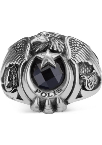 Osmanlı Tuğralı Polis Özel Harekat Yüzüğü