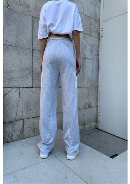Y2K Yıldız Patch Örme Eşofman Altı/pantolon
