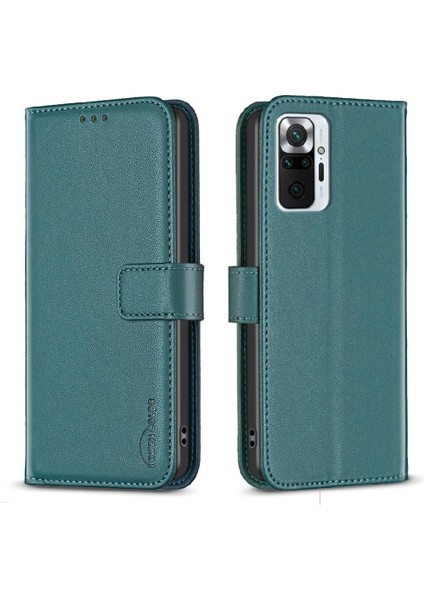 Xiaomi Redmi Not 10 Için Flip Case Pro Max Deri Kılıf Cüzdan Çoklu Kart (Yurt Dışından)