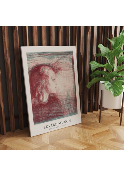 Kanvas Tablo Edvard Munch Oda Duvar Dekorasyonu Sanatsal Tablo Salon Dekorasyonu