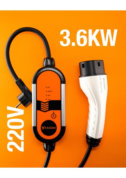 3.6kW 220V Ev Tipi Elektrikli Araç Şarj Cihazı (24 Ay Garantili) modelleri