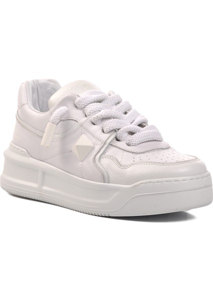 Premium 1306 Beyaz Cilt Erkek Sneaker modelleri