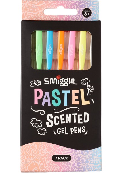 - Pastel Kokulu Jel Kalem X7