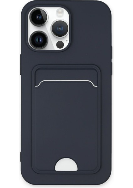 Apple iPhone 15 Pro Kılıf Kelvin Kartvizitli Silikon