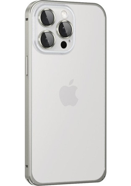 Apple iPhone 15 Pro Metal Bumper Mat Kapak