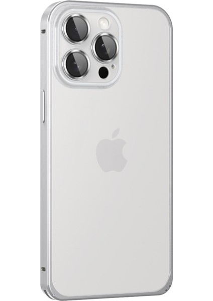 Apple iPhone 15 Pro Metal Bumper Mat Kapak