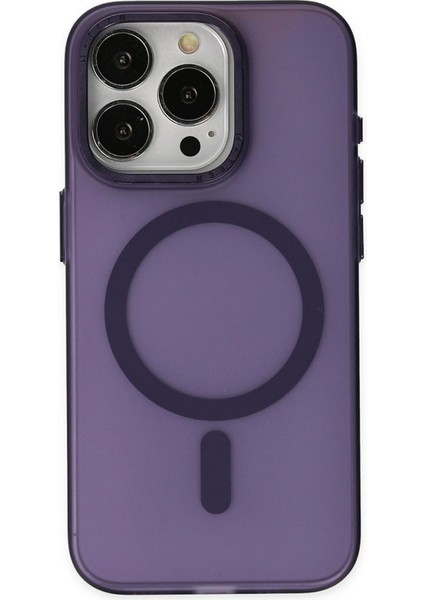 Apple iPhone 15 Pro Max Kılıf Lodos Magneticsafe Mat Kapak