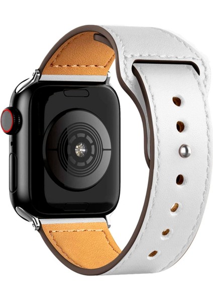 Apple Watch 45MM KR415 Luaz Deri Kordon modelleri