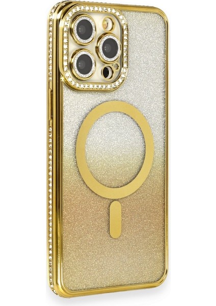 Apple iPhone 14 Pro Kılıf Joke Simli Magneticsafe Kılıf