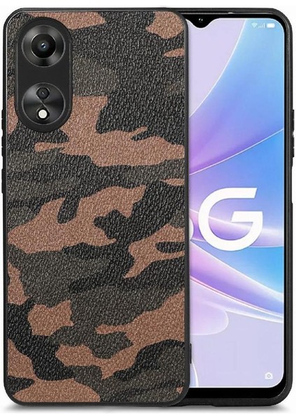 Oppo A78 5g Anti Damla Hafif Camo Tasarım Kablosuz Şarj Için Kılıf (Yurt Dışından)