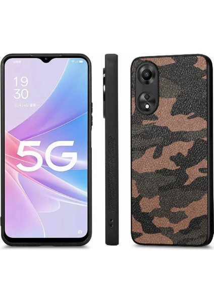 Oppo A78 5g Anti Damla Hafif Camo Tasarım Kablosuz Şarj Için Kılıf (Yurt Dışından)