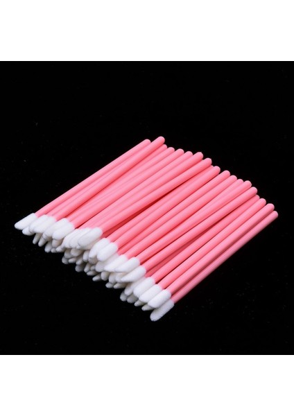 Lip Brush Dudak Fırçası 50 Adet Pembe