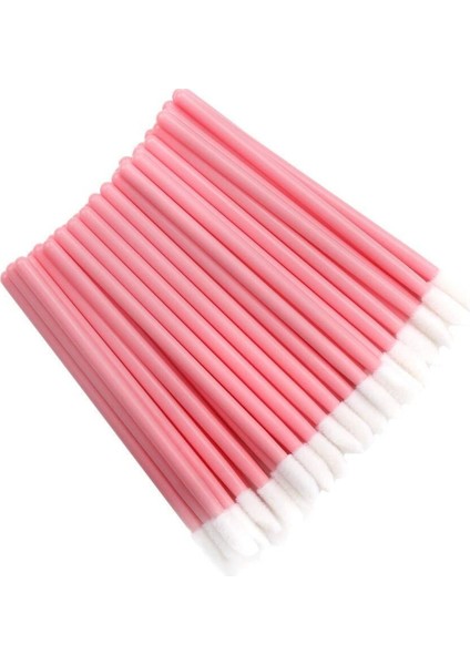 Lip Brush Dudak Fırçası 50 Adet Pembe