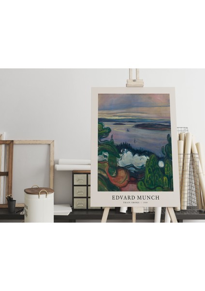 Salon Duvar Dekorasyonu Sanatsal Tablo Edvard Munch Kanvas Tablo Oda Duvar Dekor