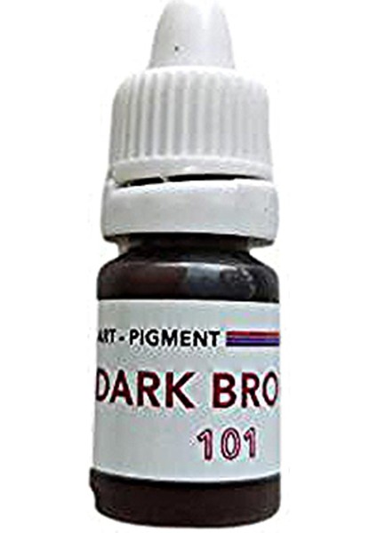 Art- Pıgment 5 Adet Kalıcı Makyaj Eğitim Boyası (Latex-Boyası) Dark Brown