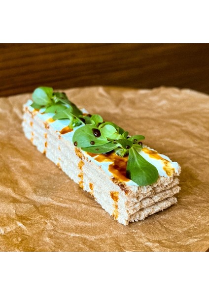 Tam Çavdarlı ve Karabuğdaylı Tahıl Gevreği (Gevrek Ekmek) 80G ×4 Adet,sağlıklı Çıtır Atıştırmalık,ekmek Yerine