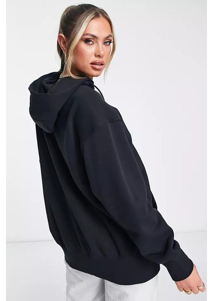 Sportswear Phoenix Fleece Oversize Kesim Kadın Siyah Sweatshrit fiyatları