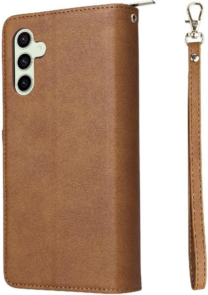 Samsung Galaxy S24 Fe Cüzdan Durumda 9 Kart Yuvaları ile El ile (Yurt Dışından)