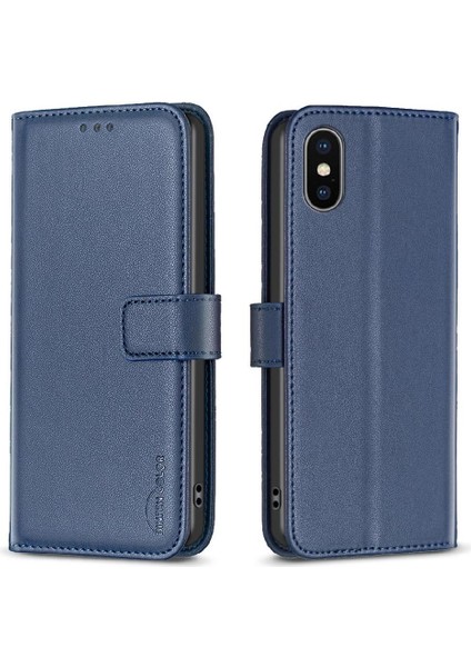 IPhone X/xs Cüzdan Çok Renkli Iş Deri Çanta Yuvası Için Flip Case (Yurt Dışından)