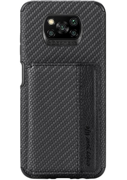 Xiaomi Poco X3 Pro Manyetik Kart Tutucu Rfıd Engelleme Için Kılıf Komple (Yurt Dışından) fiyatları