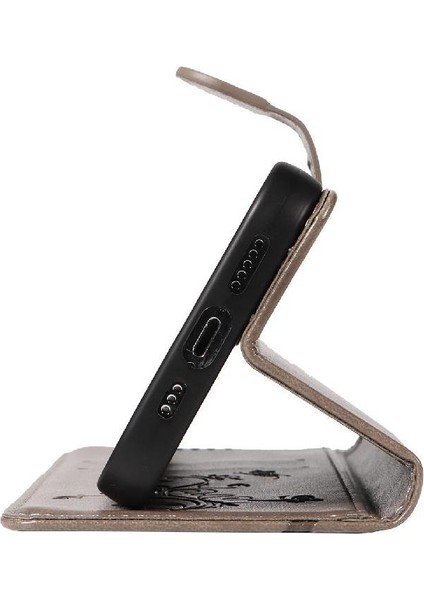 Samsung Galaxy S24 Fe Cüzdan Telefon Kılıfı ve Kart Yuvası Kabartmalı (Yurt Dışından)