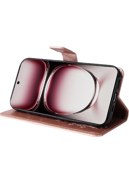 Oppo Için Kılıf Card 12 Pro 5g Flip Kickstand Pu Deri Kart Yuvası ile (Yurt Dışından) modelleri