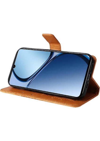 Kart ile Realme C61 Manyetik Kapak Darbeye Kapak Pu Deri Kılıf (Yurt Dışından) fırsatları