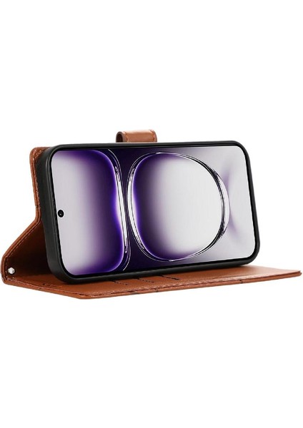 Oppo Oppo 12 5g Için Flip Case Kickstand Üç Kart Yuvaları Şok Emici (Yurt Dışından) modelleri