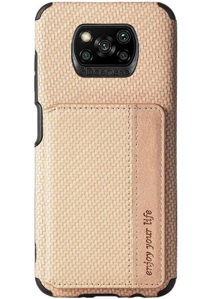 Xiaomi Poco X3 Pro Manyetik Kart Tutucu Rfıd Engelleme Için Kılıf Komple (Yurt Dışından) modelleri