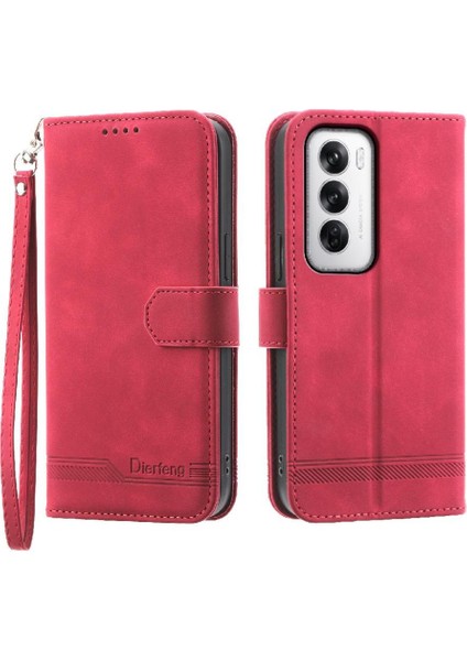 Oppo Oppo 12 5g Nakit Cep Manyetik Kapatma Kart Yuvaları Için Flip Case (Yurt Dışından)