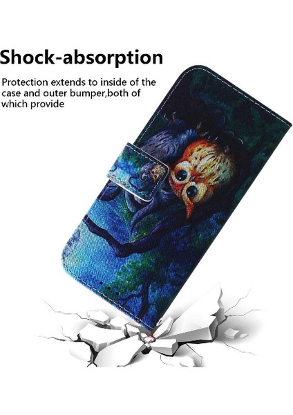 Oppo Oppo 10 Pro 5g Için Flip Case Pu Deri Boyalı Kart Yuvaları Cüzdan (Yurt Dışından)