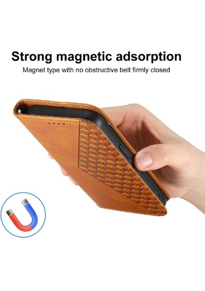 Oppo Oppo 12 5g Günlük Kullanım Için Flip Case Standı Cüzdan Eşkenar Dörtgen Şekli El (Yurt Dışından) fiyatları